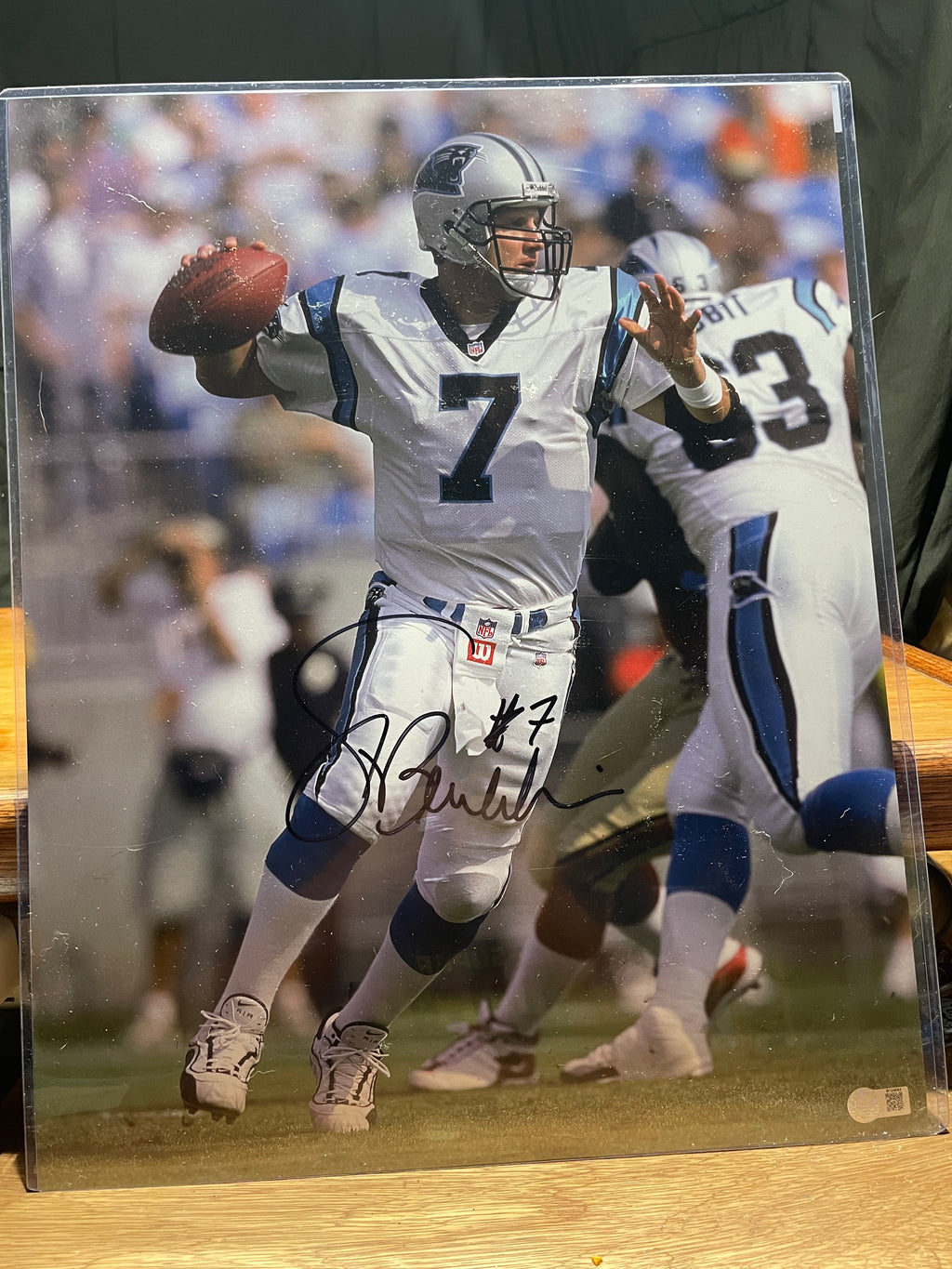 Steve Beuerlein Autographed 16x20 Photograph- Schwartz Hologram