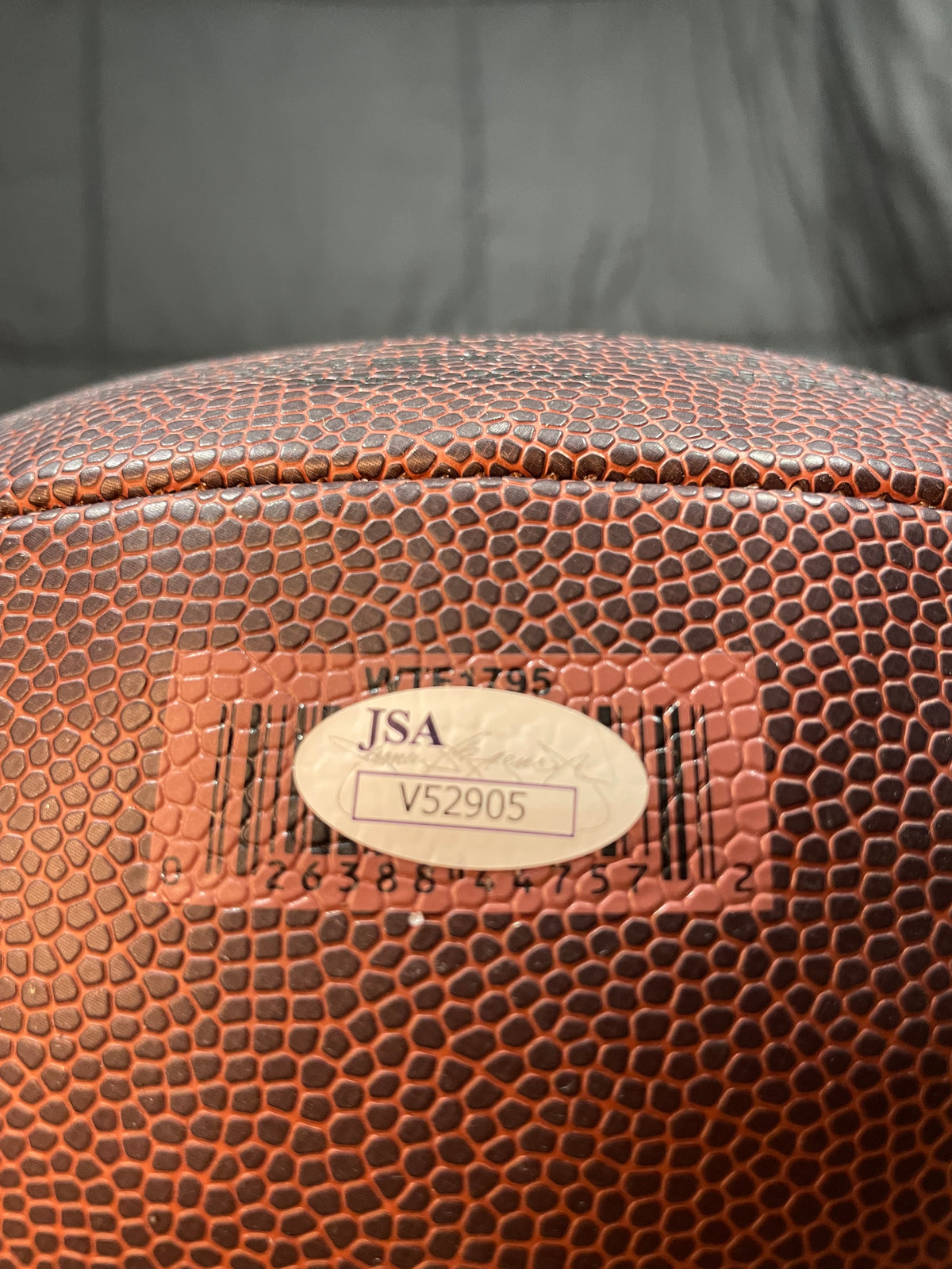 Josh Rosen Autographed Football- JSA Hologram