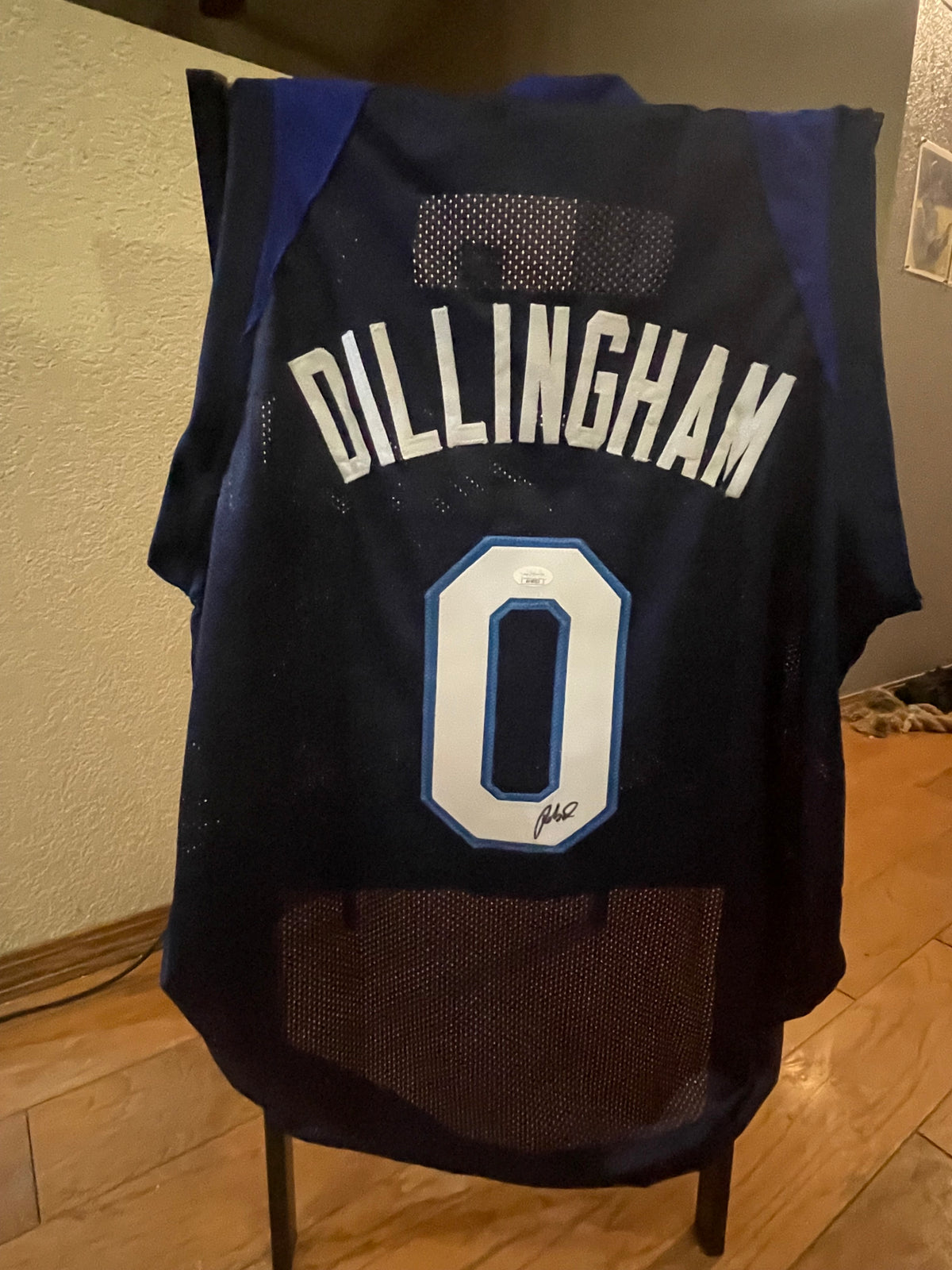 Rob Dillingham Autographed Minnesota Timberwolves Custom Jersey - JSA Certified
