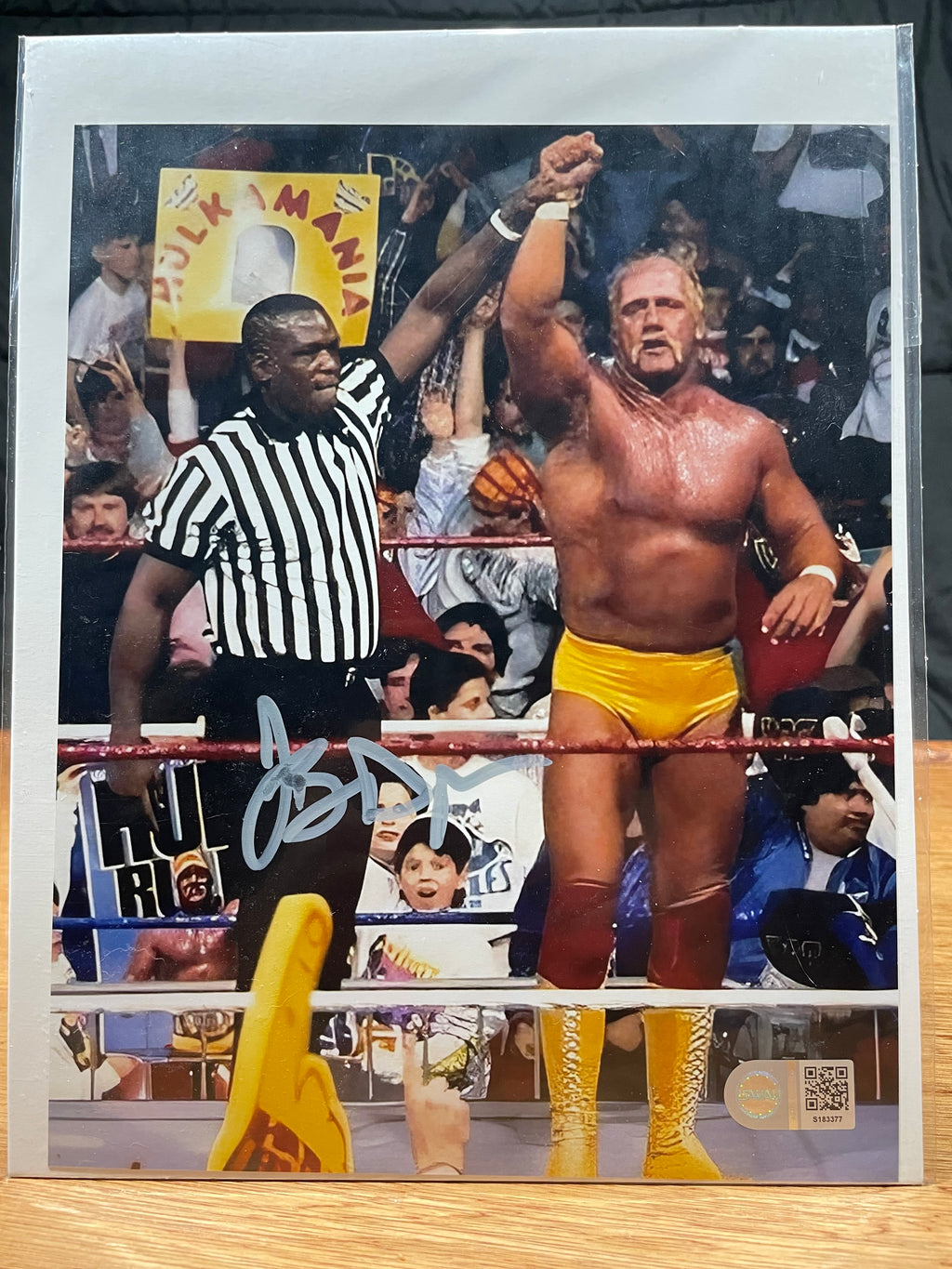 Buster Douglas Autographed 8x10 Photograph- SWAU Hologram
