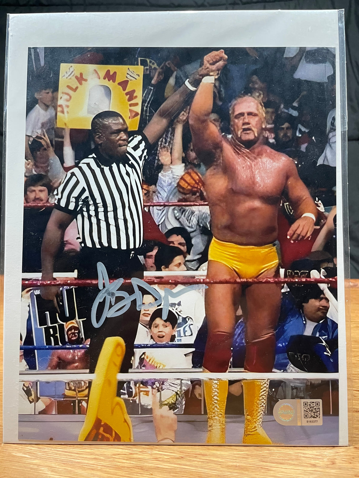 Buster Douglas Autographed 8x10 Photograph- SWAU Hologram