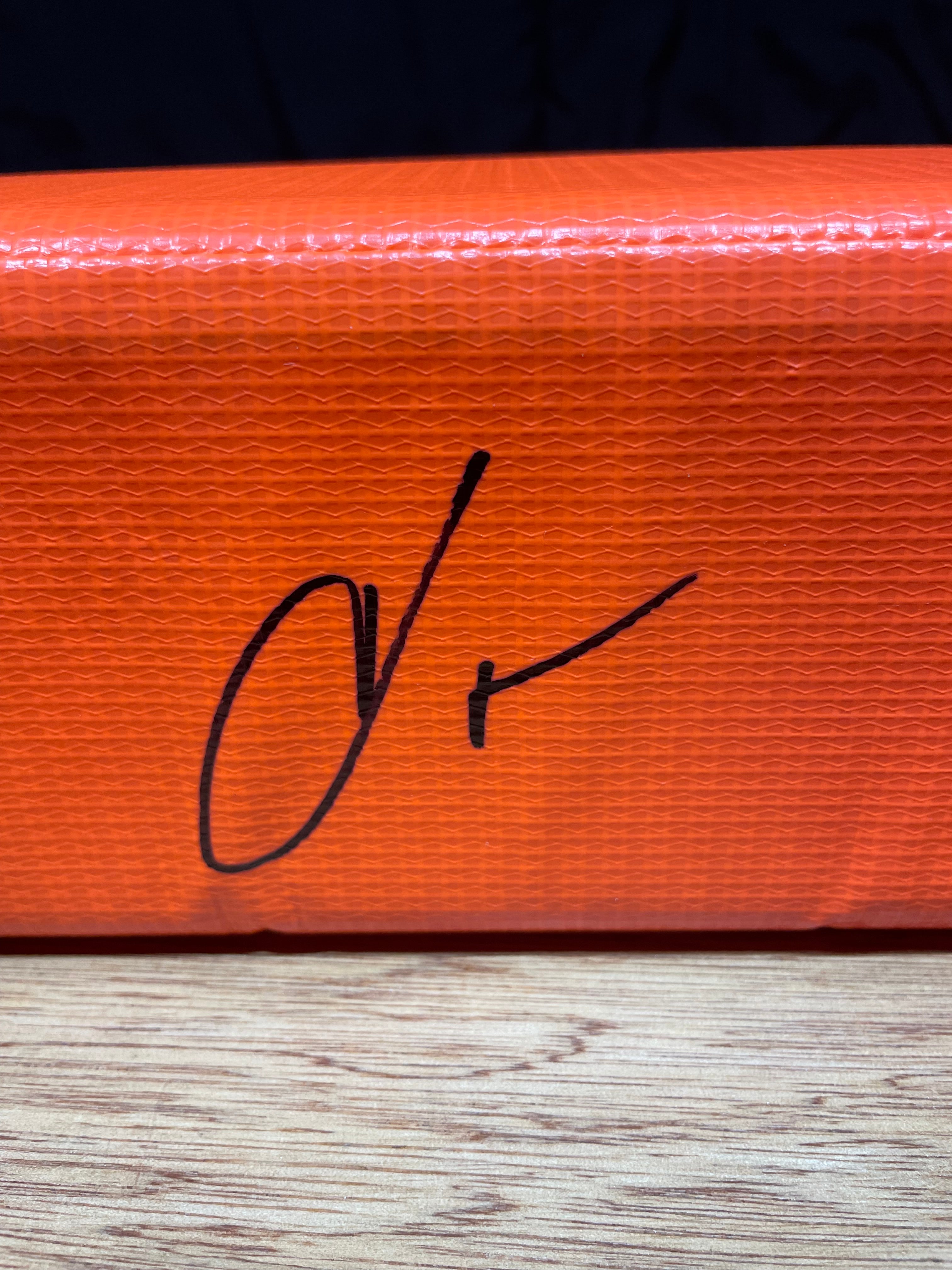 Chad “Ochocinco” Johnson Autographed End Zone Pylon- Schwartz Hologram and Certificate of Authenticity