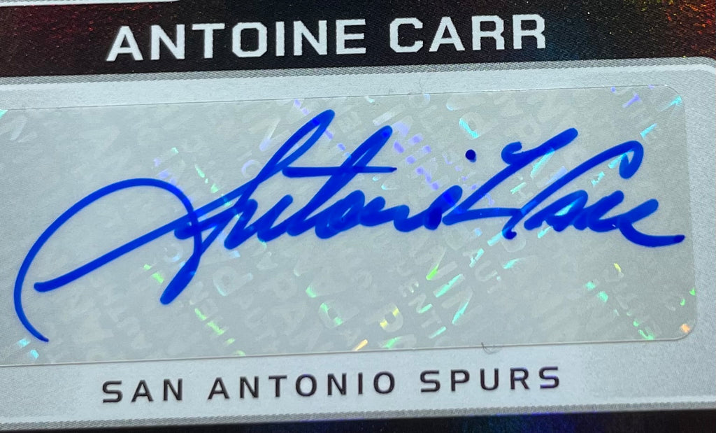 Antoine Carr Autographed 2024-26 Panini Totally Certified Signatures