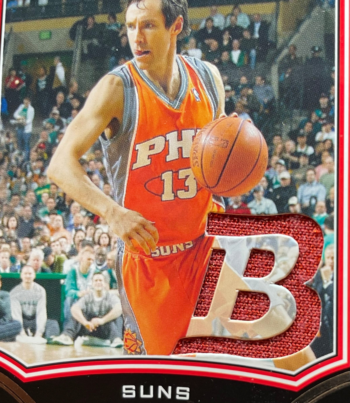Steve Nash 2008-09 Bowman Draft Picks & Stars Bowman Relics - Game Worn