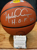 Michael Cooper Autographed Lakers Basketball- Schwartz Hologram and Certificate of Authenticity