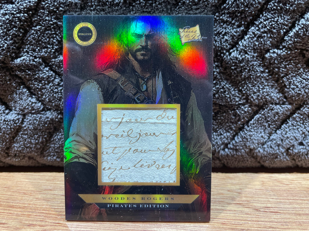 Woodes Rogers - Authentic Relic Card- 2025 Pieces of the Past - Pirate Edition