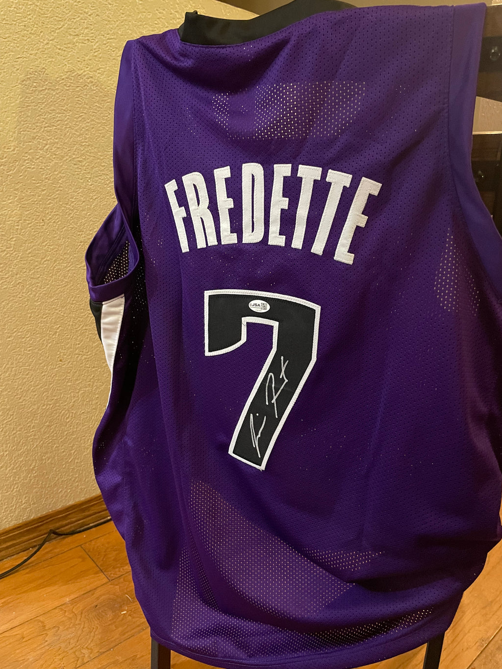 Jimmer Fredette Autographed Sacramento Kings Custom Jersey - JSA Certified