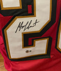 Garrison Hearst Autographed 49ers Custom Jersey - Beckett Certified