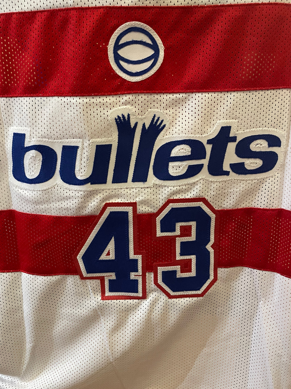 Jeff Ruland Autographed Washington Bullets Custom Jersey - AWM Certified