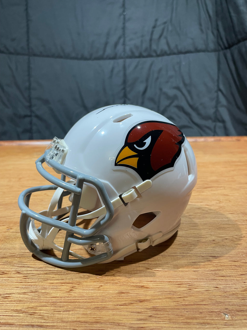Ottis “O.J.” Anderson Autograghed Cardinals Mini Helmet - Schwartz Certified
