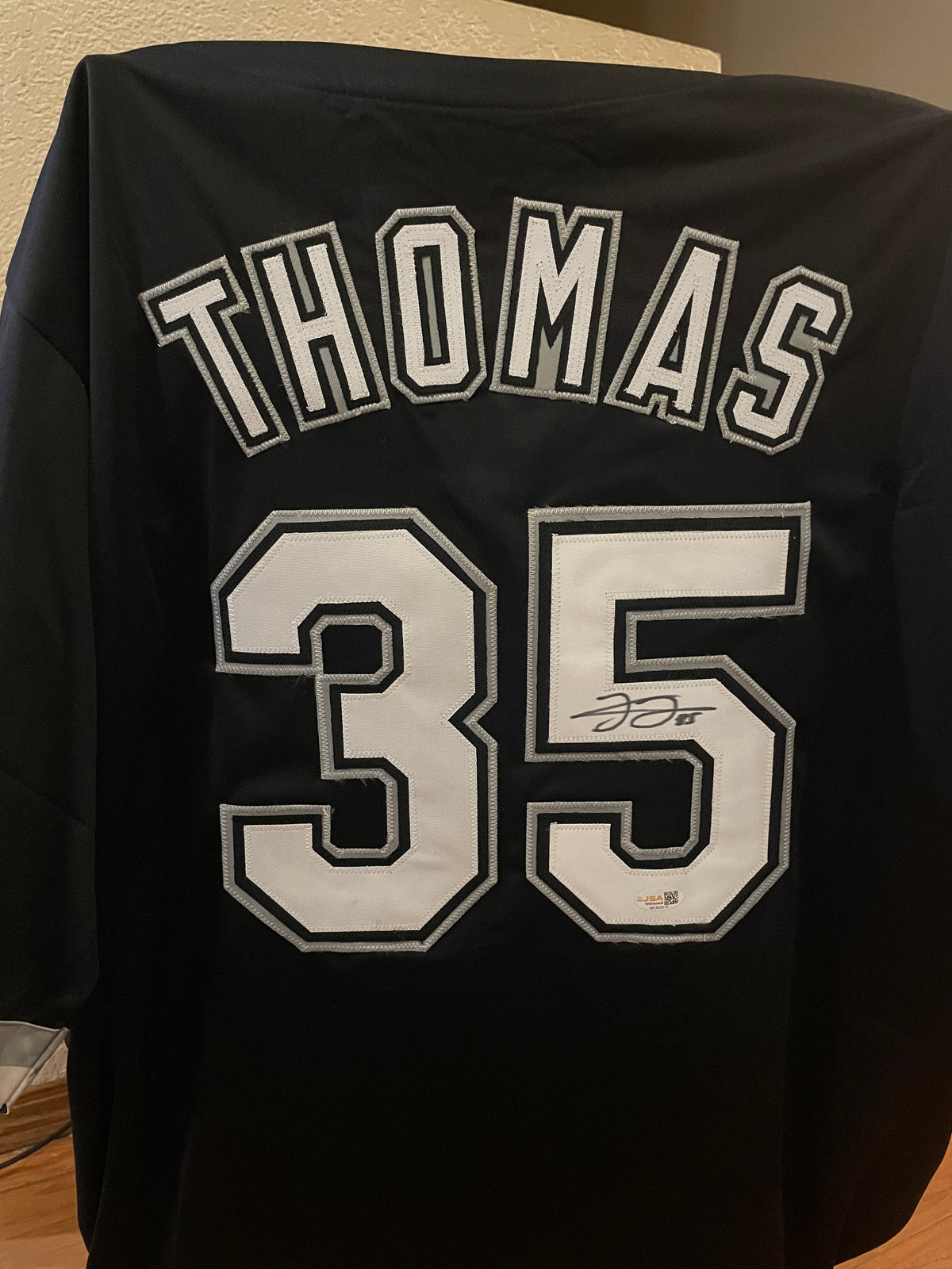 Frank Thomas “Big Hurt” Autographed Chicago White Sox Custom Jersey - JSA Certified