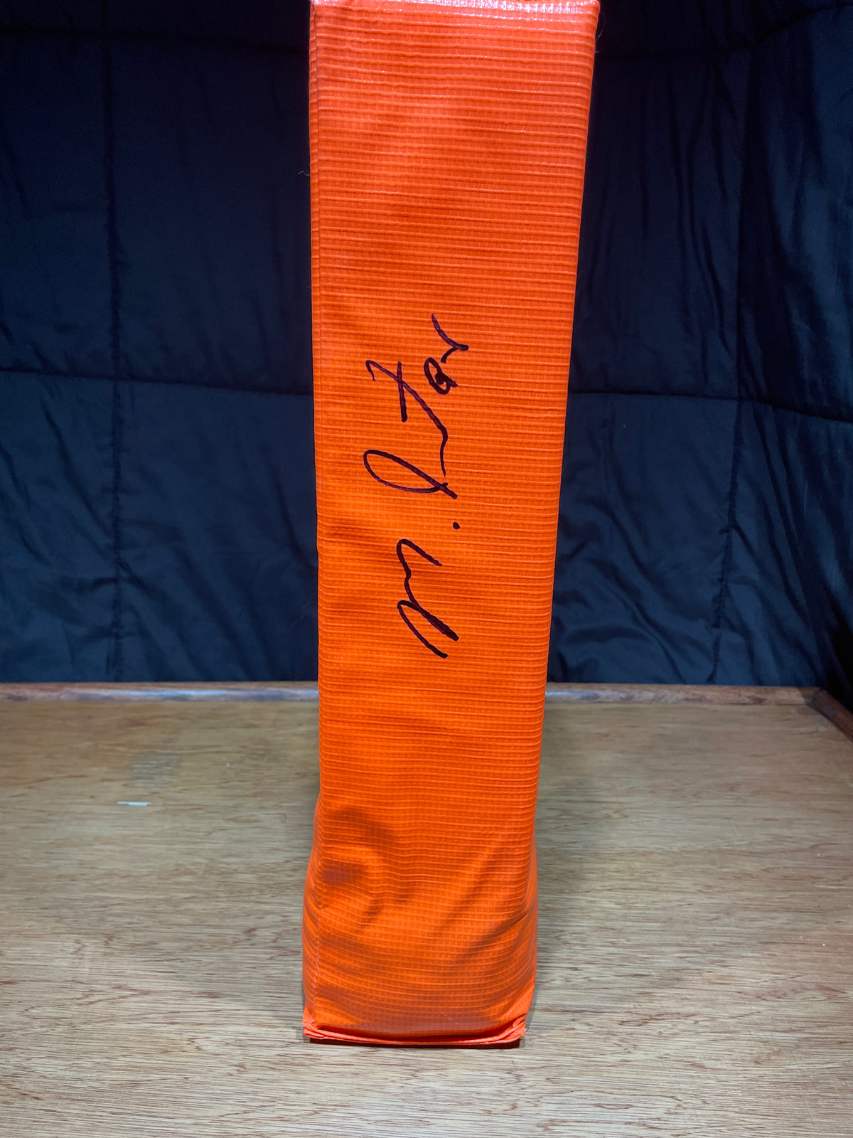 Montez Sweat Autographed End Zone Pylon- Schwartz Hologram and Certificate of Authenticity