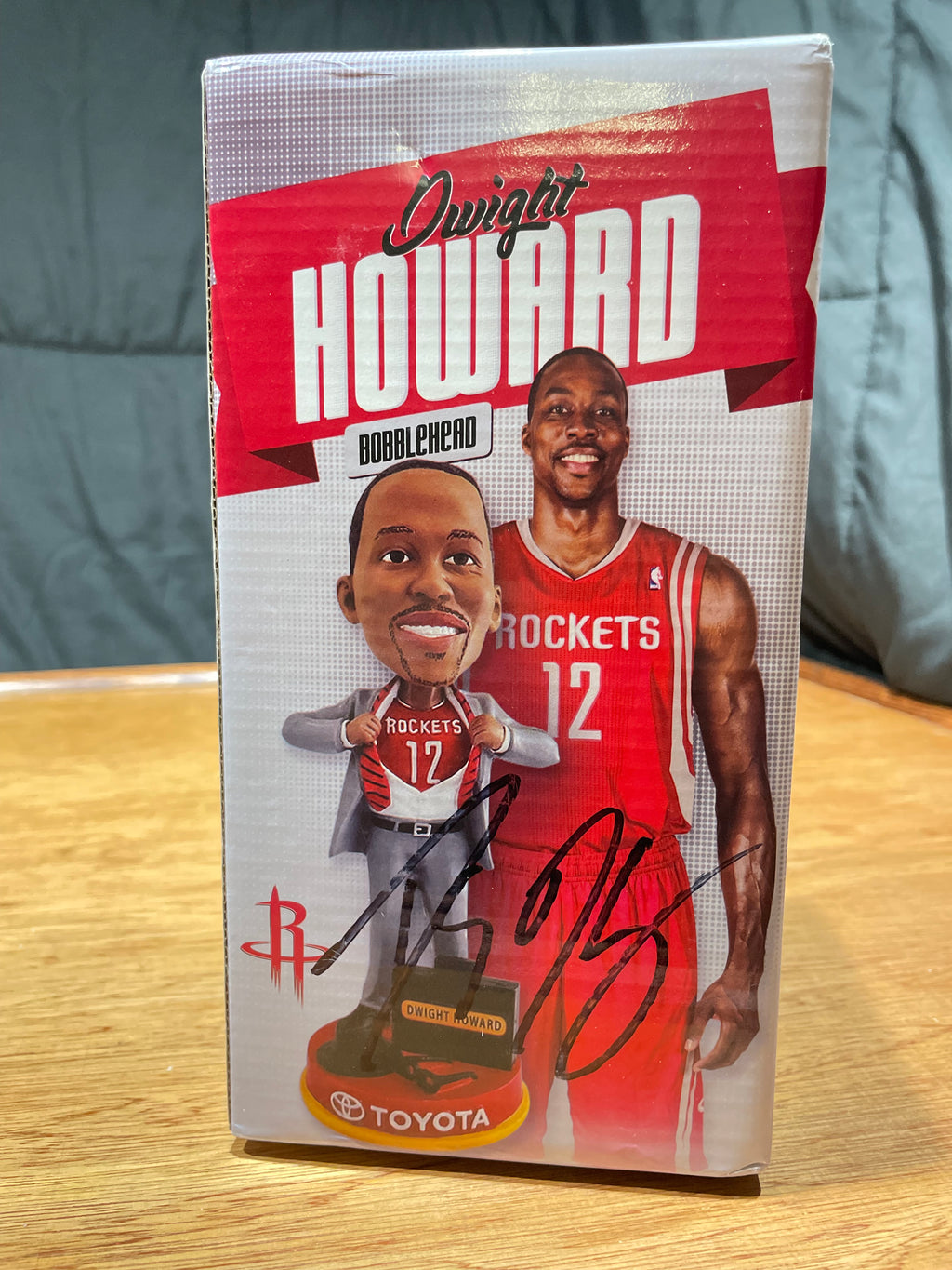 Dwight Howard Autographed Rockets Bobblehead- JSA Hologram