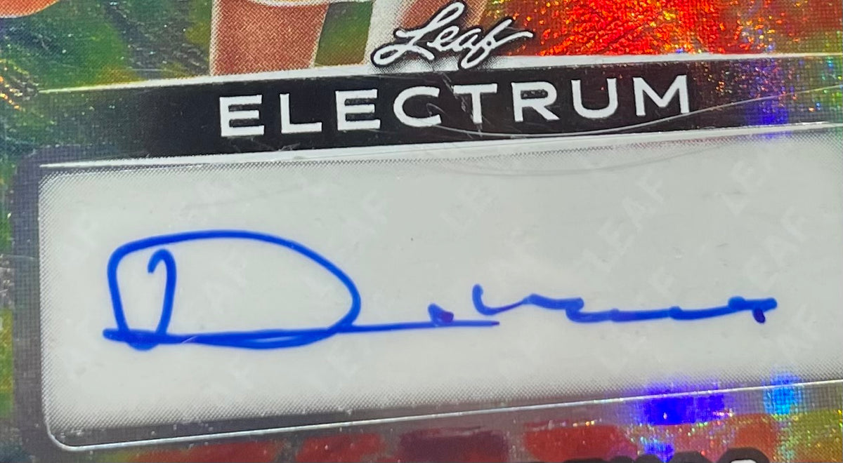Vlade Divac Autographed 2025 Leaf Electrum - Numbered 4/8