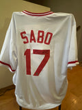 Chris Sabo Autographed Cincinnati Reds Custom Jersey - Wilder Side of Sports Certified