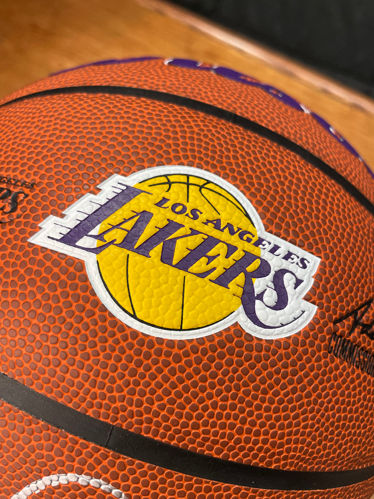 Michael Cooper Autographed Lakers Basketball- Schwartz Hologram and Certificate of Authenticity