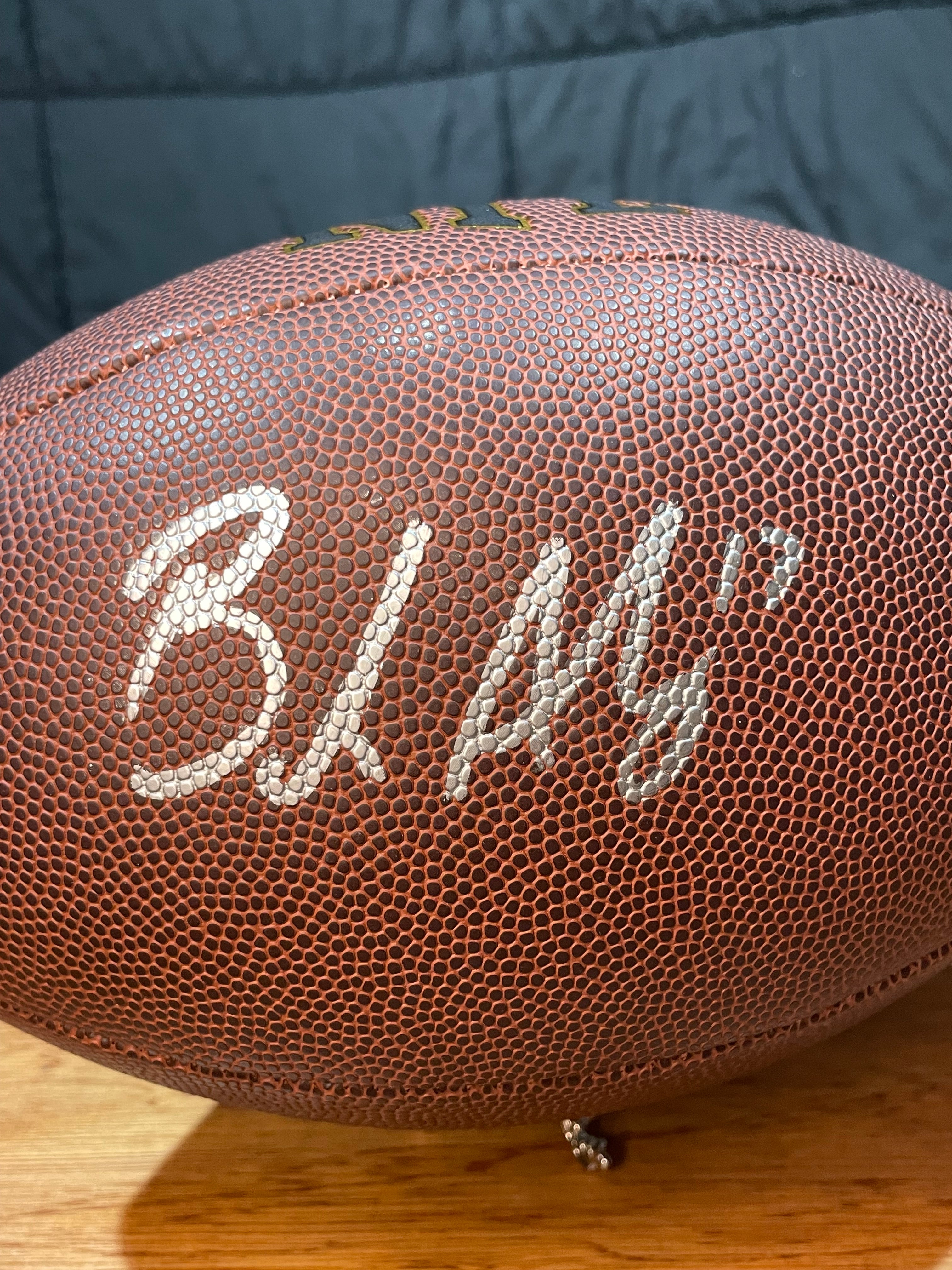 Brandon Aubrey Autographed Cowboys Football- Schwartz Hologram and Certificate of Authenticity