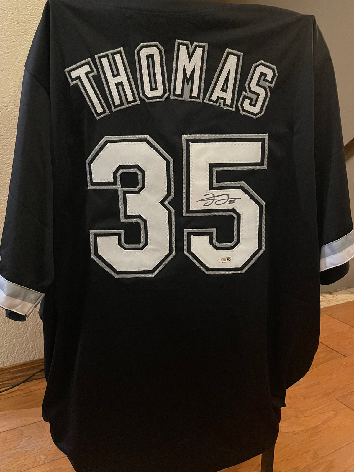Frank Thomas “Big Hurt” Autographed Chicago White Sox Custom Jersey - JSA Certified