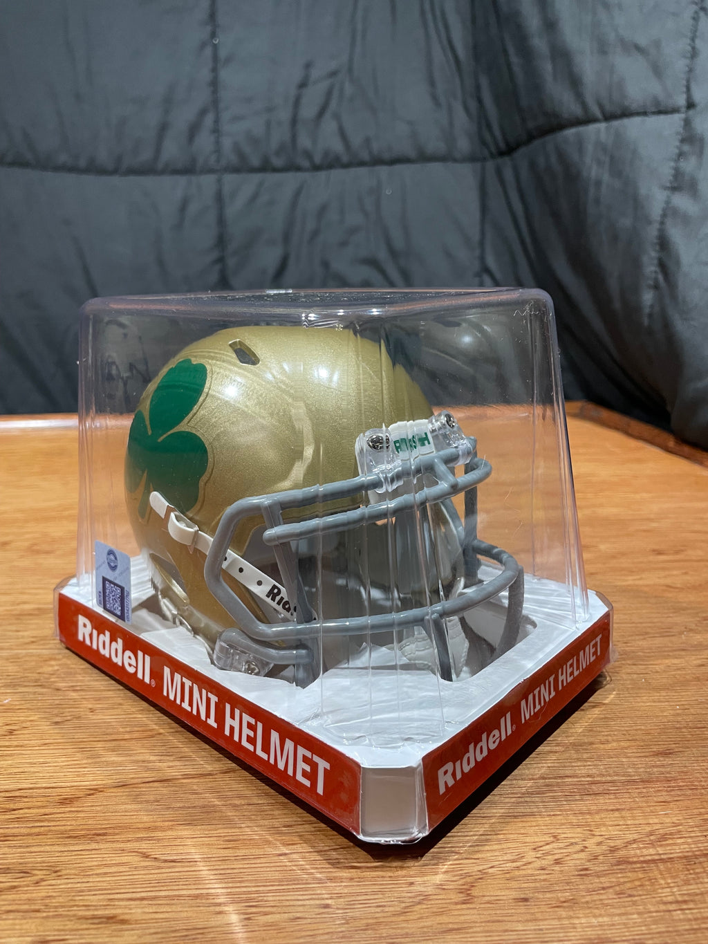 Chris Zorich Autographed Notre Dame Mini Helmet- Beckett Hologram