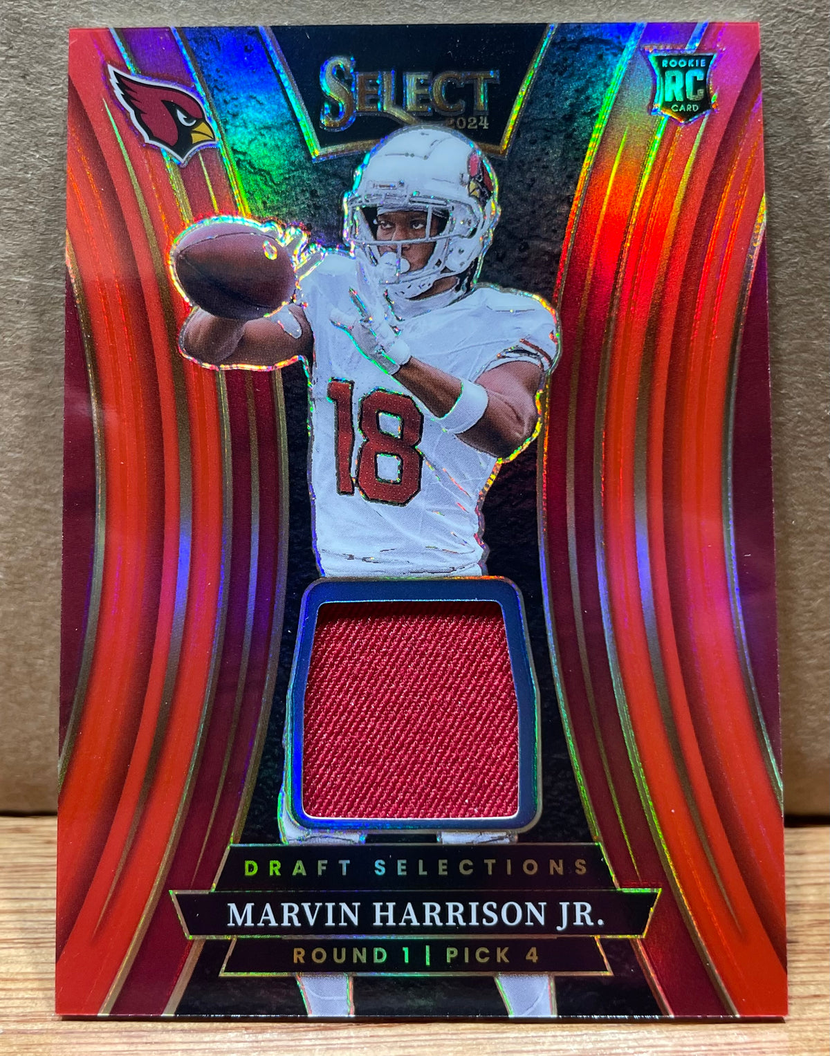 Marvin Harrison Jr 2024 Panini Select Draft Selections Rookie Card