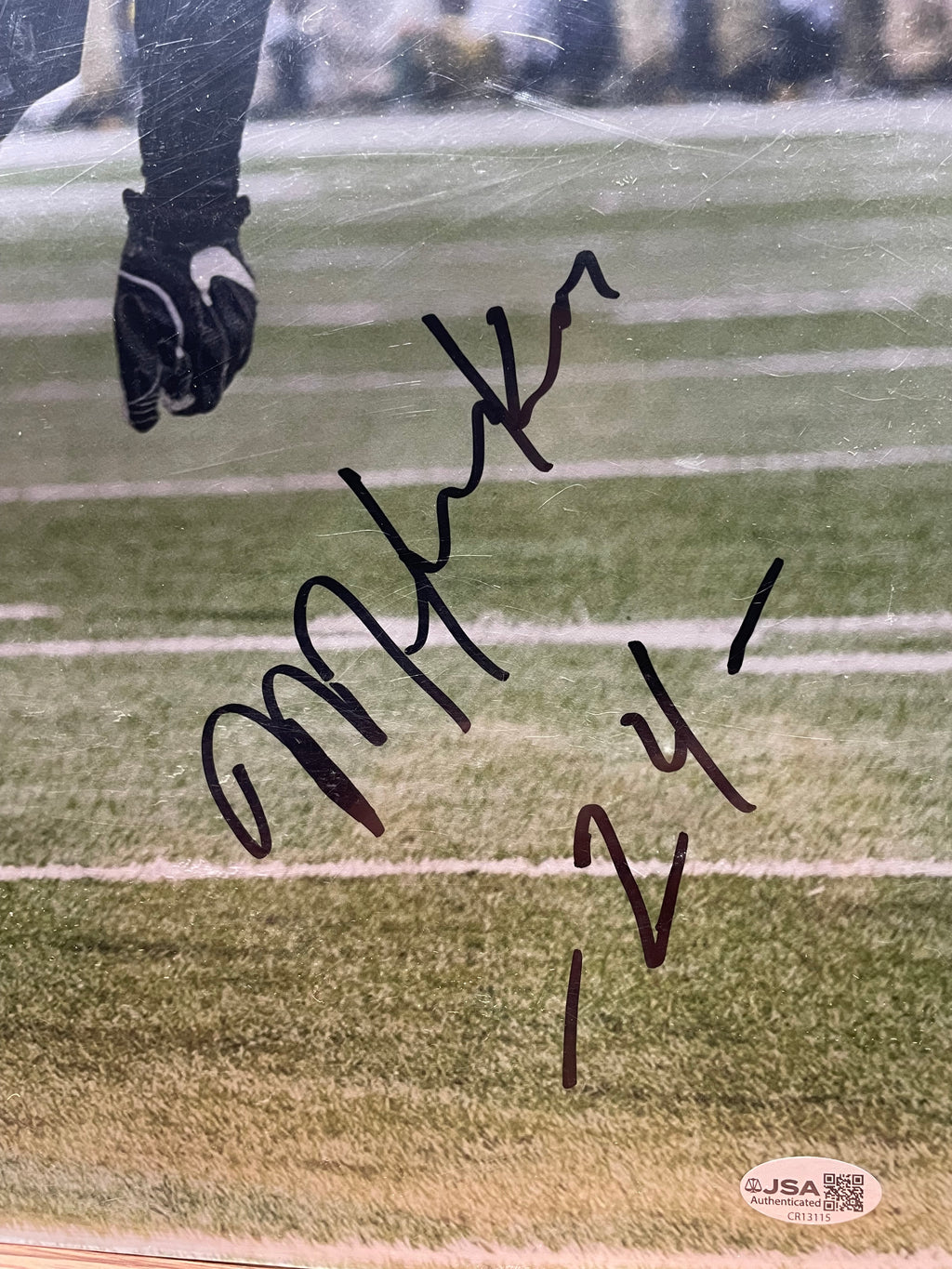 Malik Hooker Autographed 16x20 Photograph- JSA Hologram