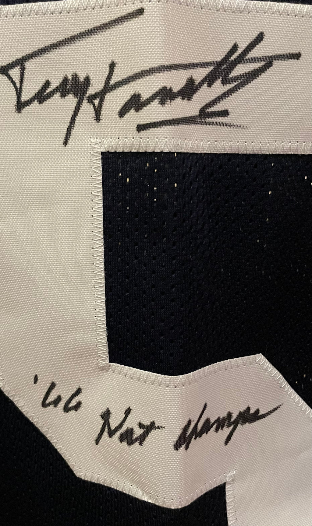 Terry Hanratty Autographed Notre Dame Custom Jersey - Inscribed “66 Nat Champs” - JSA Certified