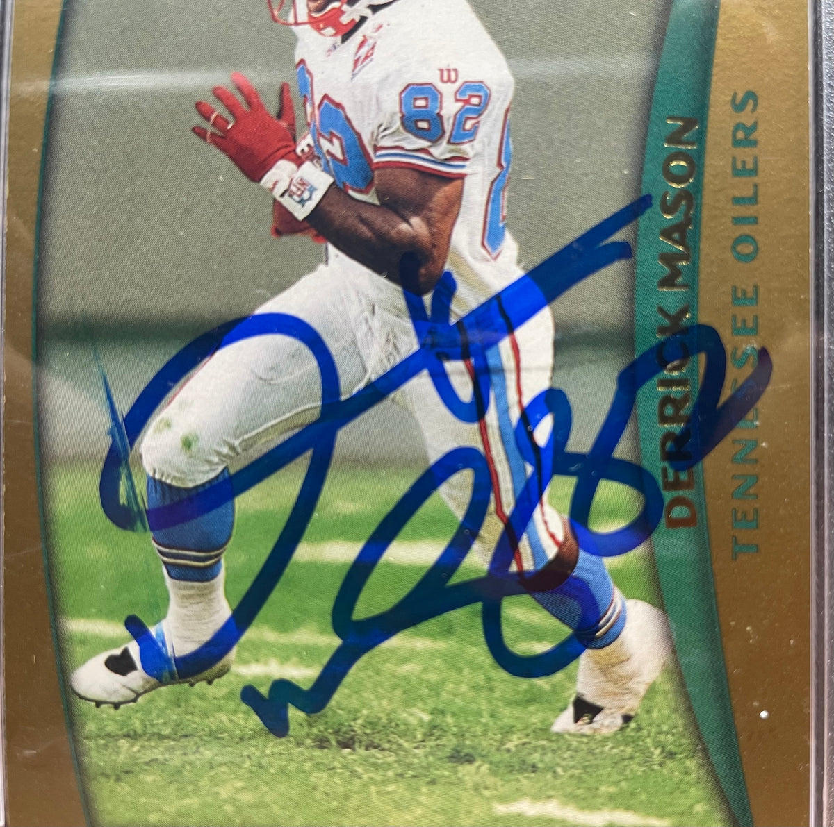 Derrick Mason Autographed 1998 Topps - PSA/DNA Certified Authentic Auto