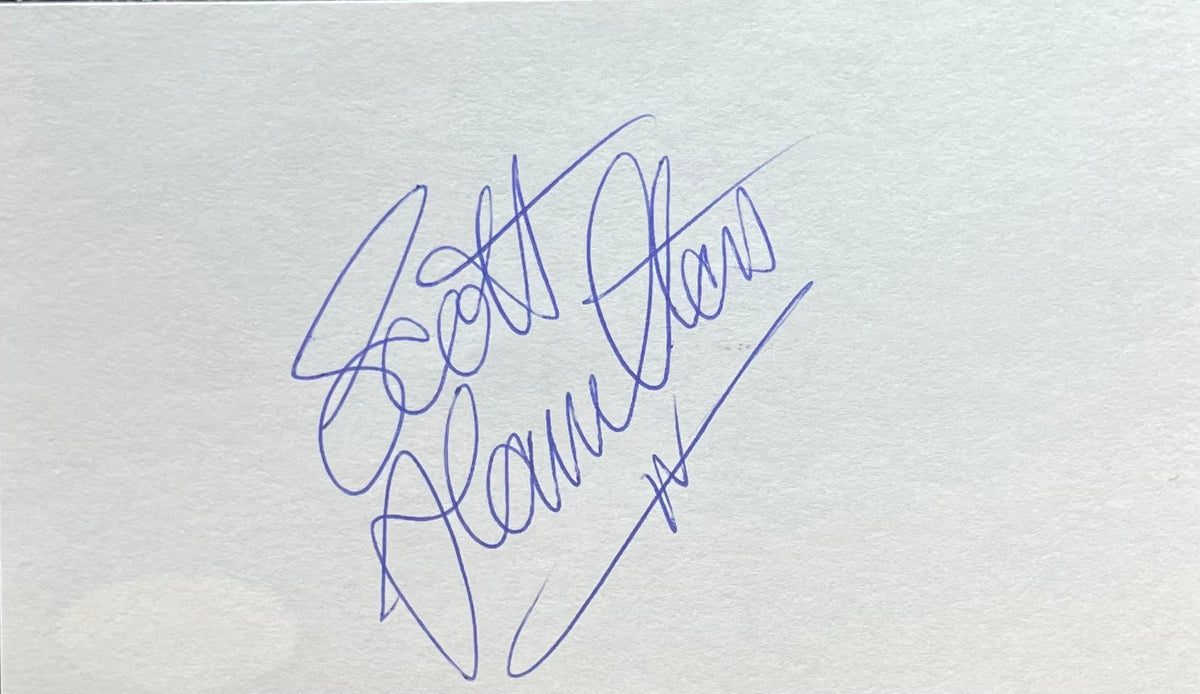 Scott Hamilton Autographed Stationary Card - JSA Certified