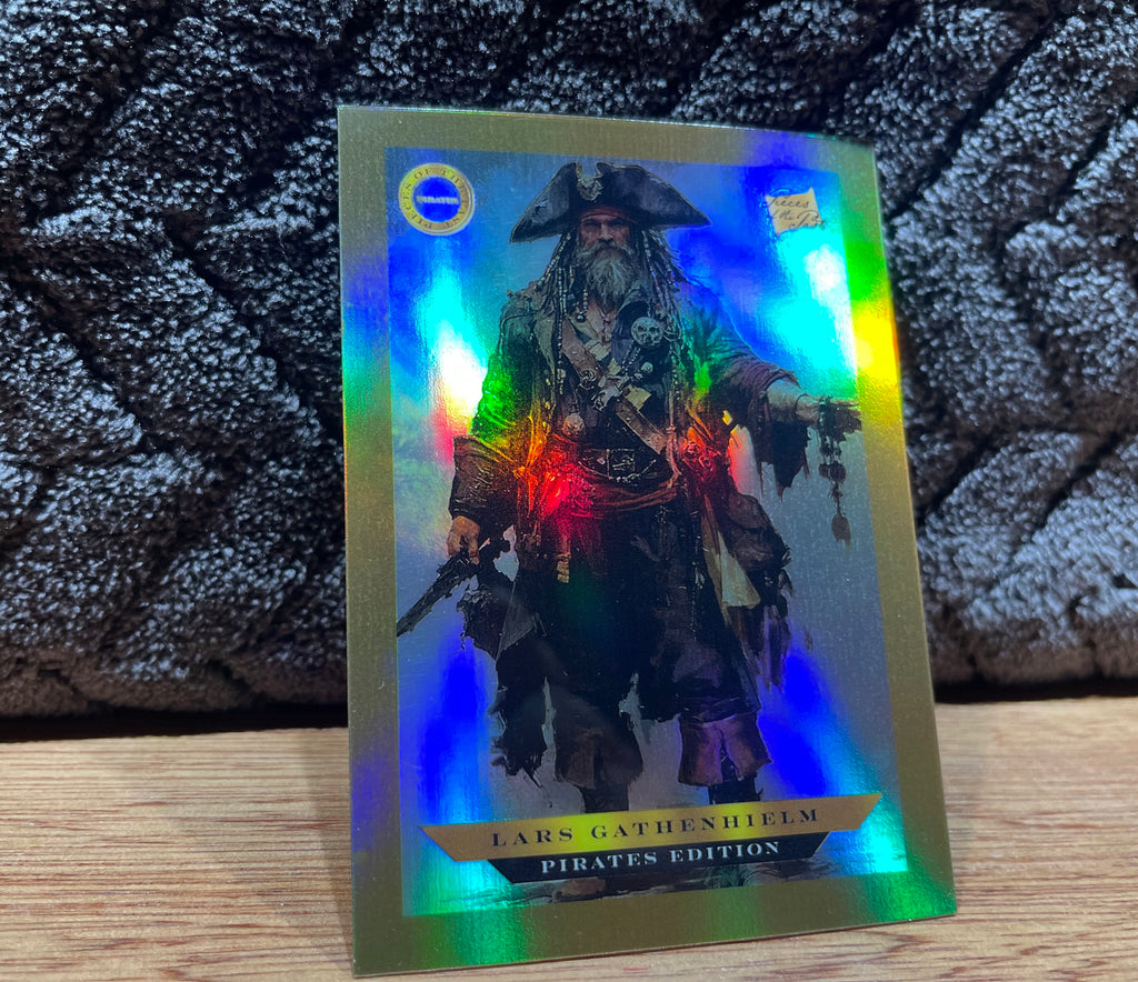 Lars Gathenhiels - 2025 Pieces of the Past - Pirate Edition - Gold Rainbow Parallel - Numbered 4/10
