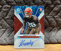 Greedy Williams - 2019 Panini Spectra - Rookie Signatures Neon Blue Prizm - Numbered 84/99