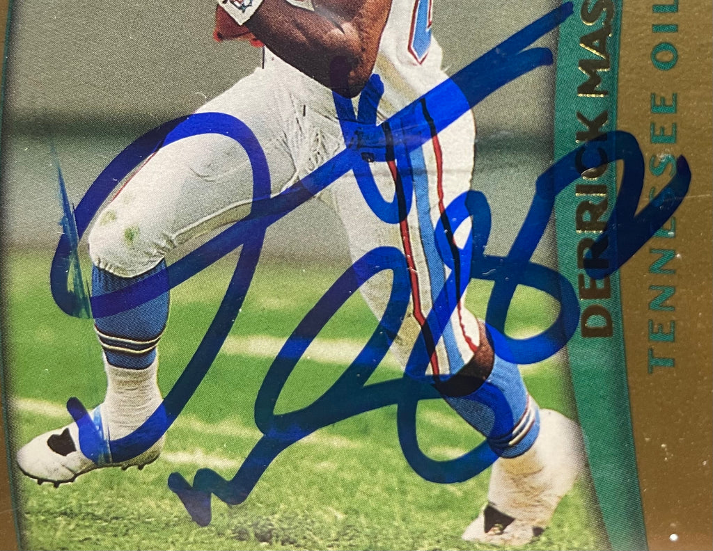 Derrick Mason Autographed 1998 Topps - PSA/DNA Certified Authentic Auto