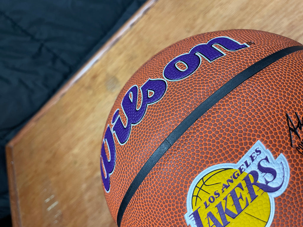 Michael Cooper Autographed Lakers Basketball- Schwartz Hologram and Certificate of Authenticity