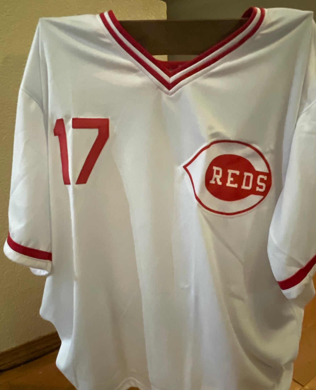Chris Sabo Autographed Cincinnati Reds Custom Jersey - Wilder Side of Sports Certified