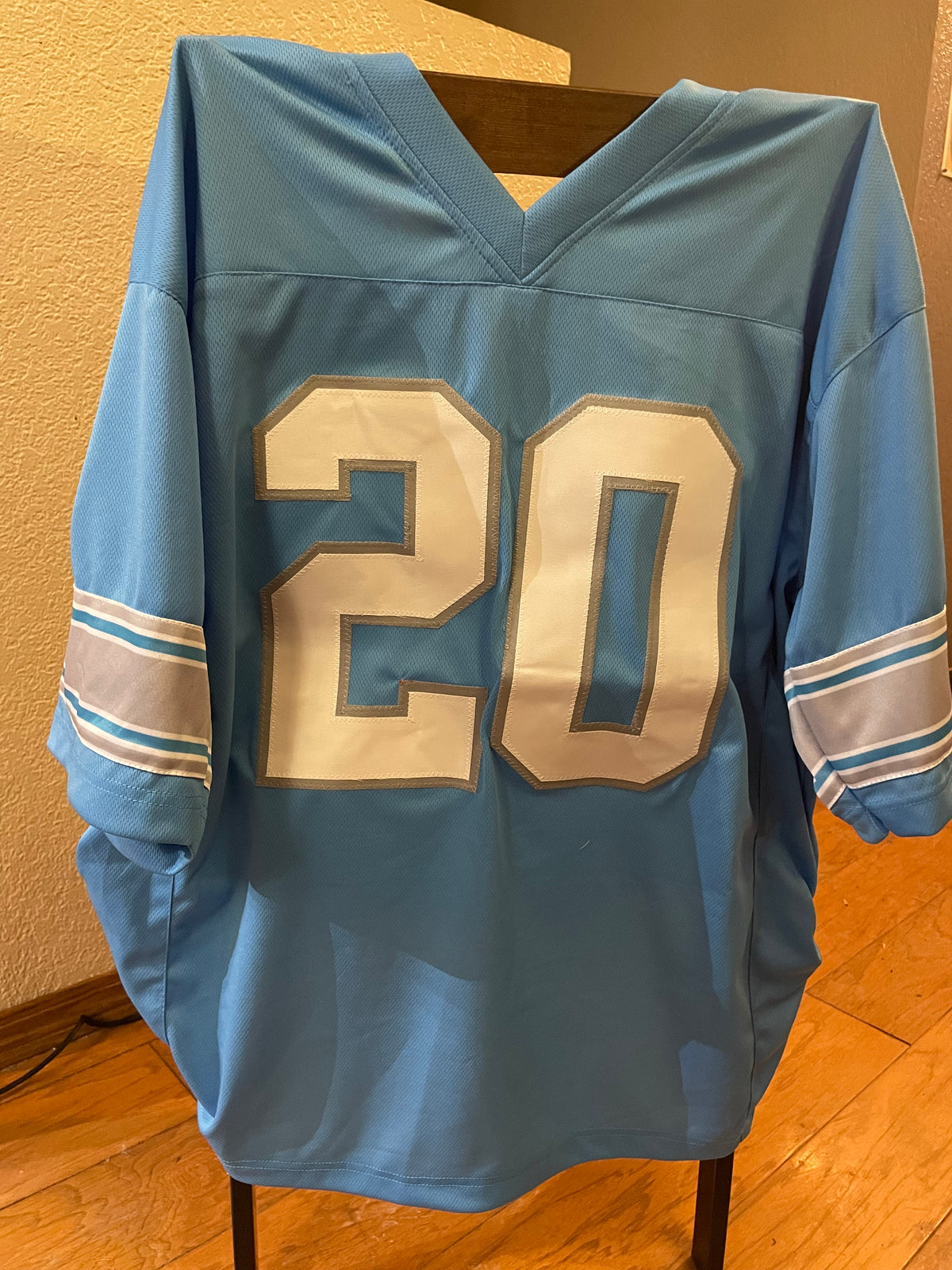Billy Sims Autographed Detroit Lions Custom Jersey -