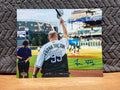 Frank “The Tank” Fleming Autographed 8x10 Photograph.  Leaf Certified