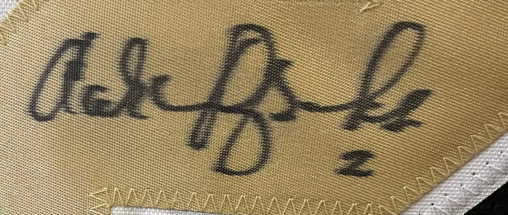 Aaron Brooks Autographed New Orleans Saints Custom Jersey - SI Certified