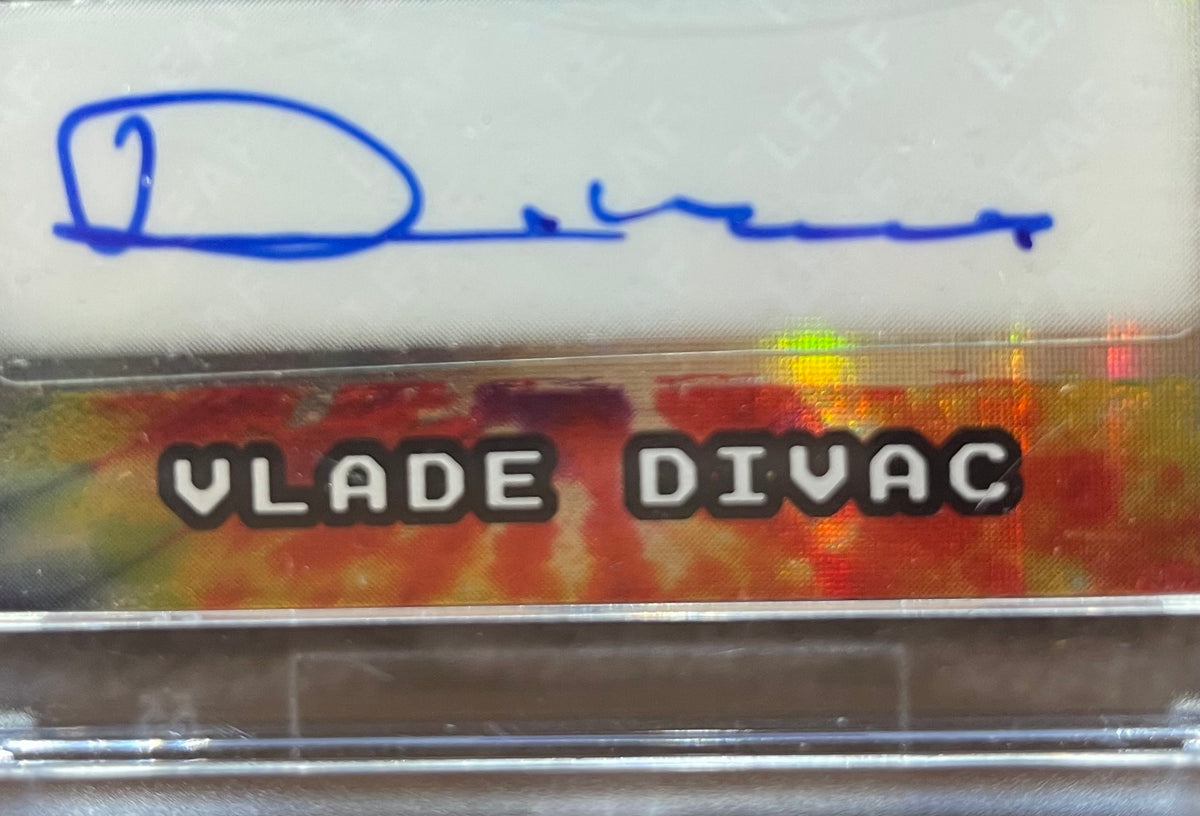 Vlade Divac Autographed 2025 Leaf Electrum - Numbered 4/8