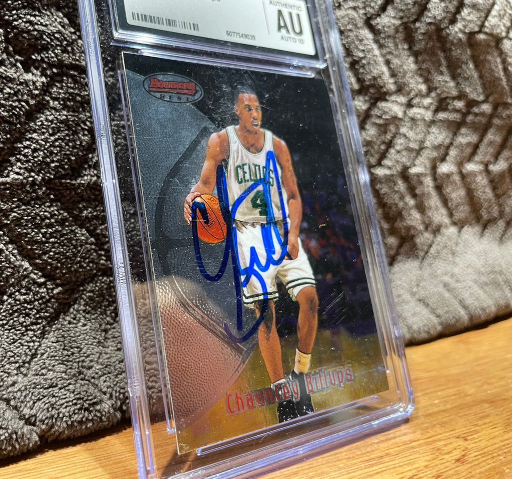 Chauncey Billups Autographed 1997-1998 Bowman’s Best Rookie Card -  CGC JSA Authentic Auto 10