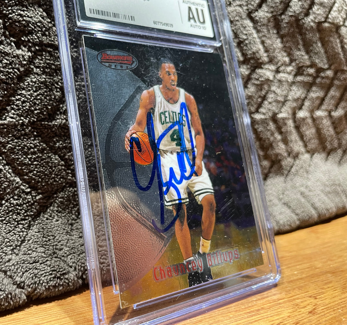 Chauncey Billups Autographed 1997-1998 Bowman’s Best Rookie Card -  CGC JSA Authentic Auto 10