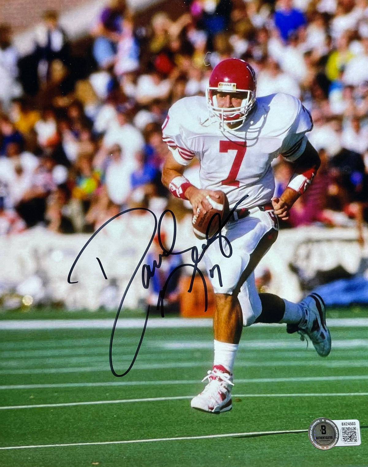 David Klingler Autographed Houston Cougars 8x10 Photograph