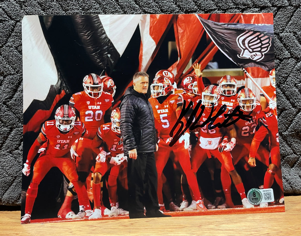 Kyle Whittingham Autographed 8x10 Photograph - Beckett Certified