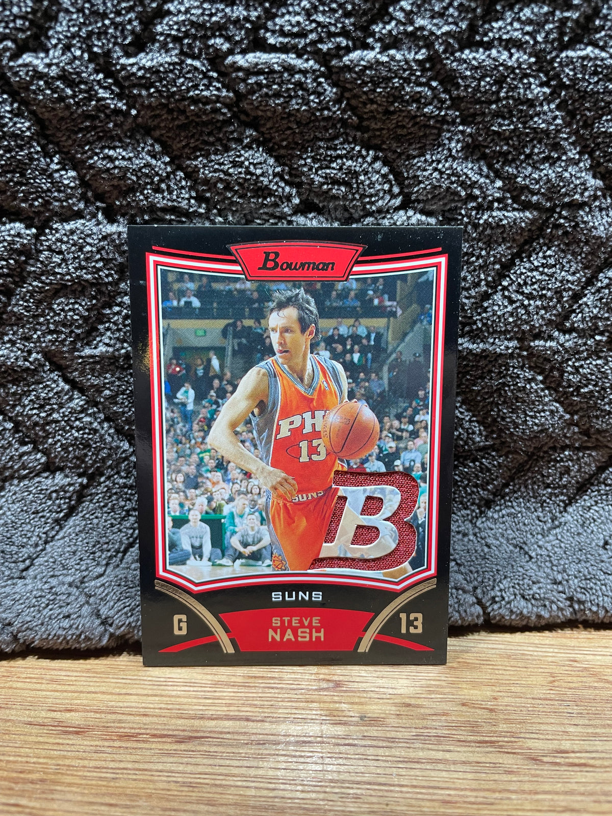 Steve Nash 2008-09 Bowman Draft Picks & Stars Bowman Relics - Game Worn