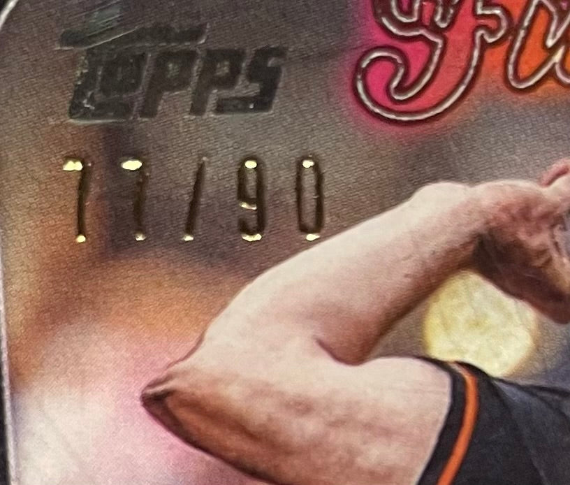 Grayson Rodriguez Autographed 2024 Topps Archives Signature Series Future Stars - Numbered 77/90