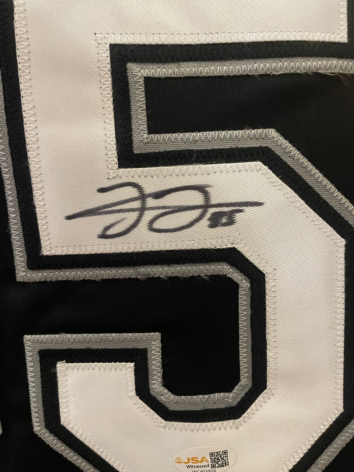Frank Thomas “Big Hurt” Autographed Chicago White Sox Custom Jersey - JSA Certified
