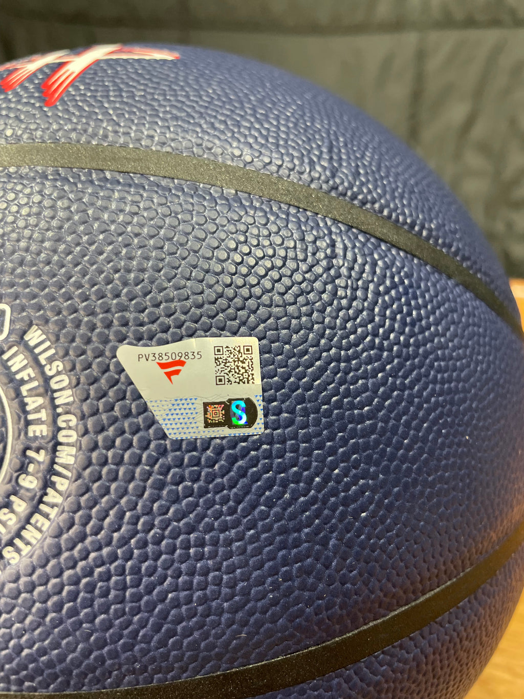 Jalen Green Autographed Rockets City Edition 75th Anniversary Basketball- Fanatics Hollogram