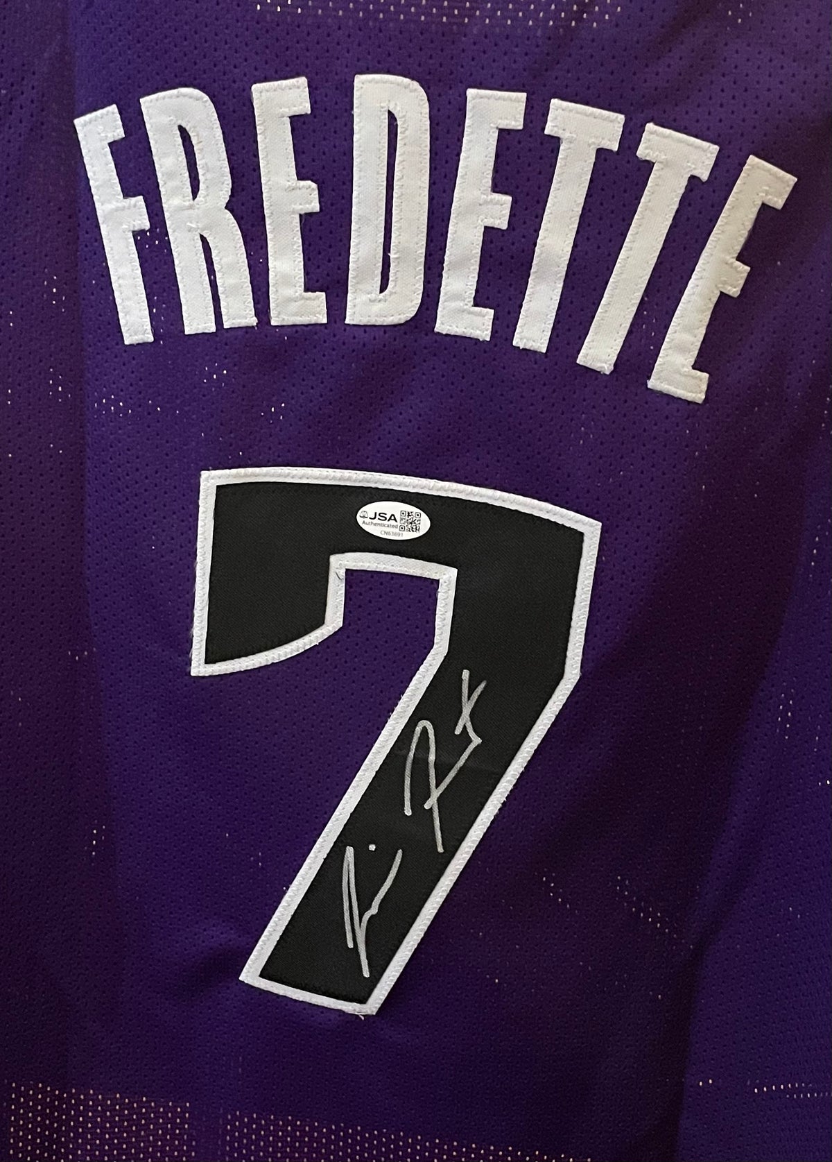 Jimmer Fredette Autographed Sacramento Kings Custom Jersey - JSA Certified