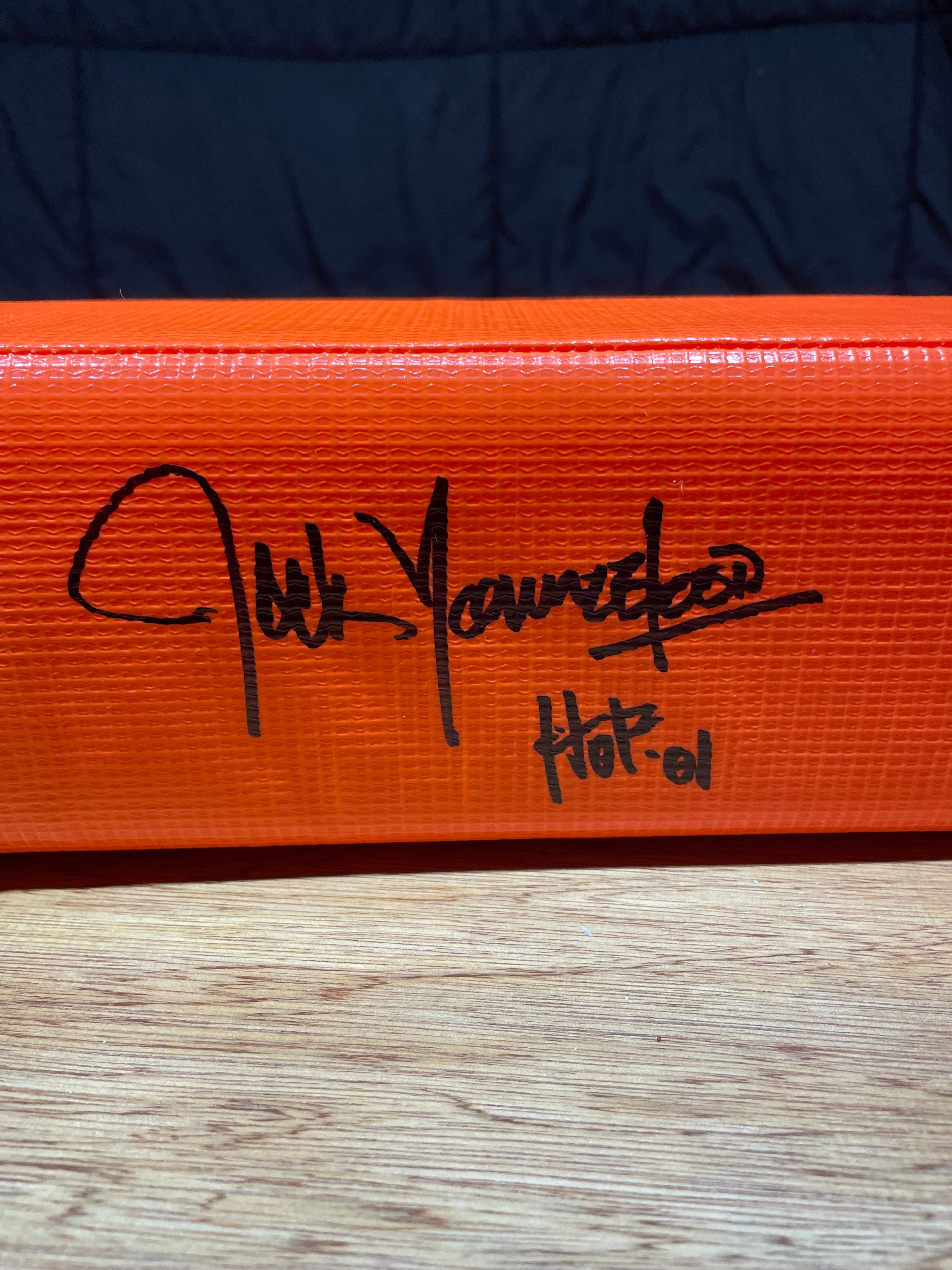 Jack Youngblood Autographed End Zone Pylon- Schwartz Hologram and Certificate of Authenticity