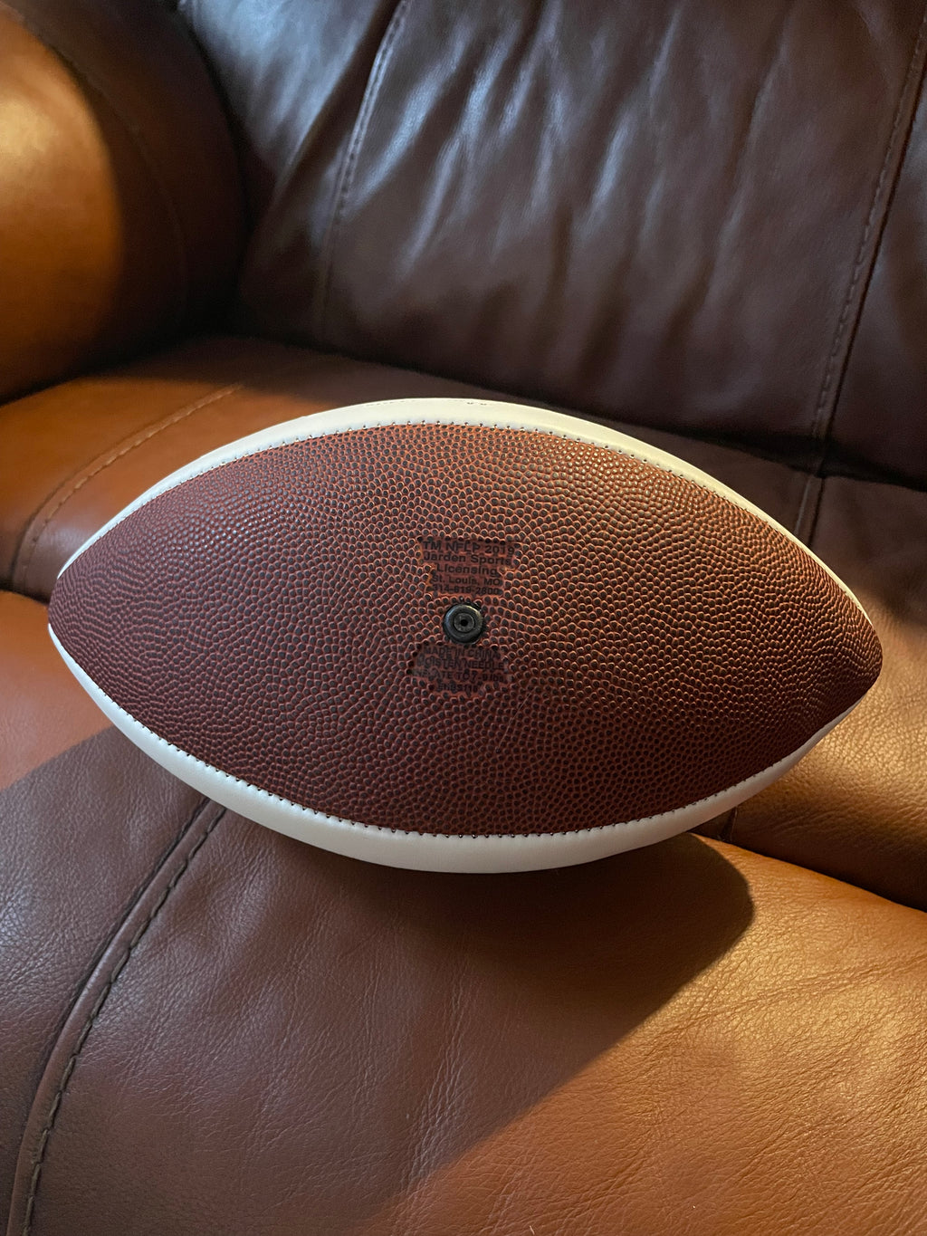 David Montgomery Autographed Chicago Bears Football- JSA Hologram and Certificate of Authenticity