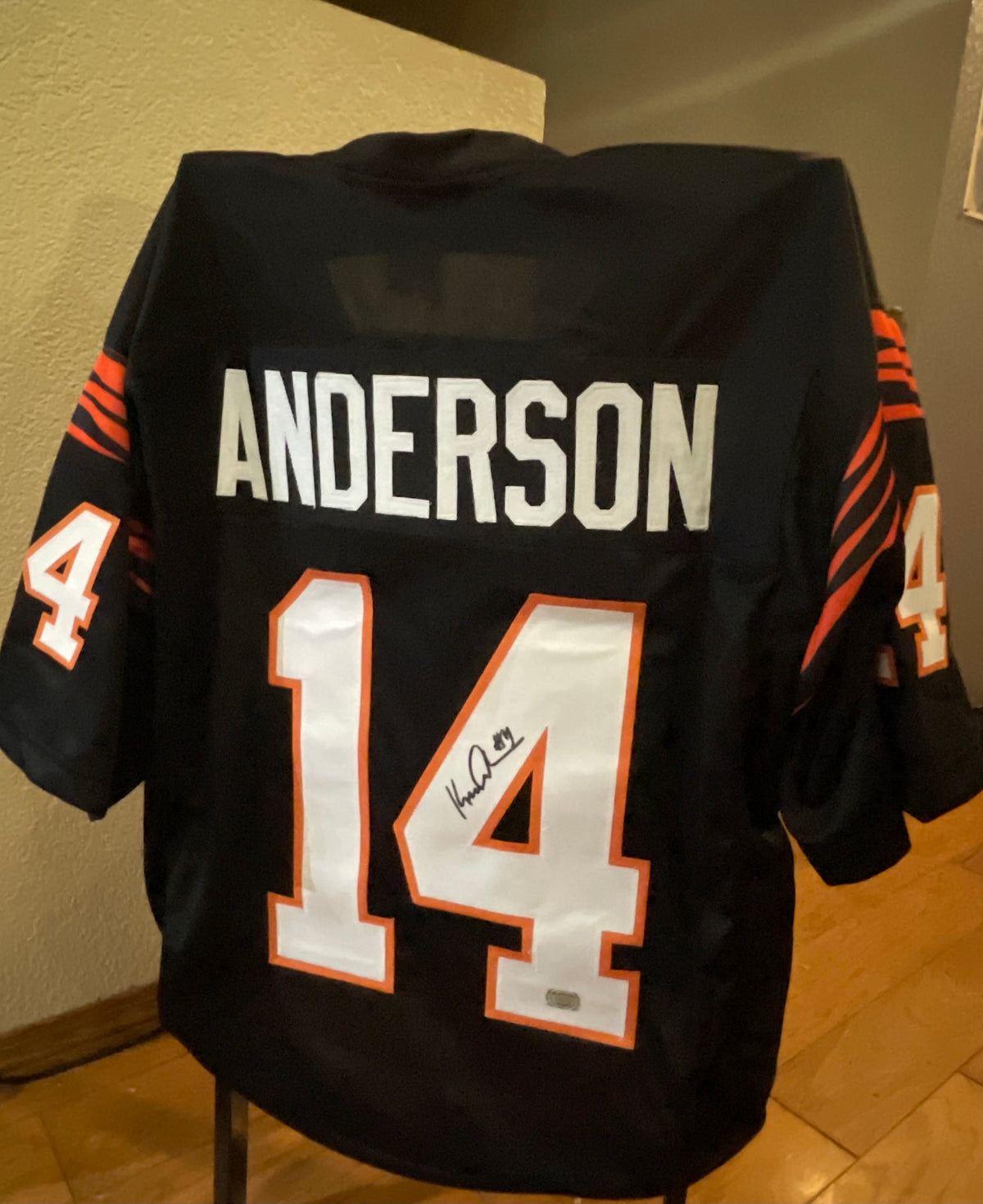 Ken Anderson Autographed Cincinnati Bengals Custom Jersey - Wilder Side of Sports Certified