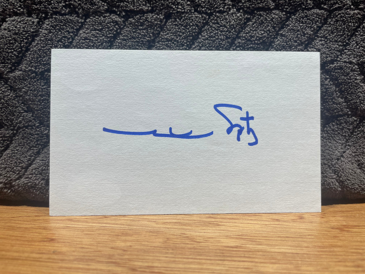 Mark Spitz Autographed Stationary Card - JSA Certified